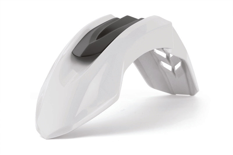 POLIS PLASTIC FRONT FENDER, WHT/WHT