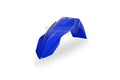 POLIS PLASTIC FRONT FENDER, BLU/BLU
