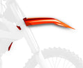 POLIS PLASTIC FRONT FENDER, ORG/ORG