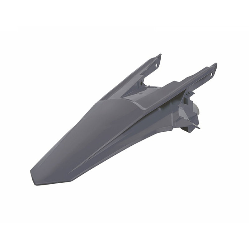 POLIS PLASTIC REAR FENDER, GRY/GRY
