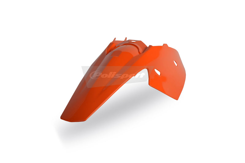 POLIS PLASTIC REAR FENDER, ORG/ORG