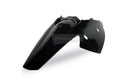 POLIS PLASTIC REAR FENDER, BLK/BLK