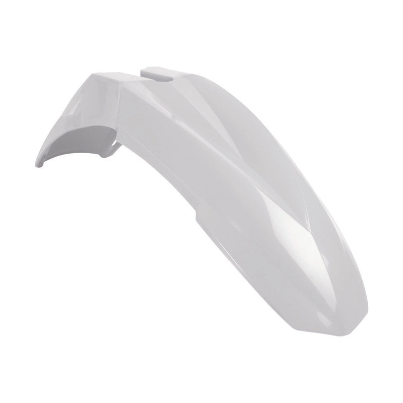 POLIS PLASTIC FRONT FENDER, WHT/WHT
