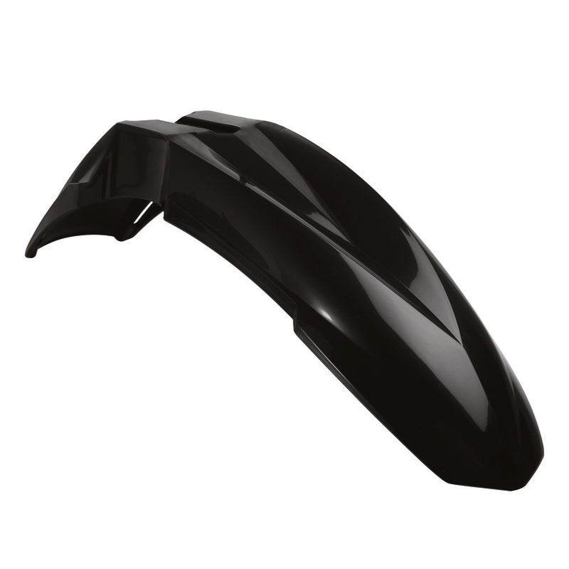 POLIS PLASTIC FRONT FENDER, BLK/BLK