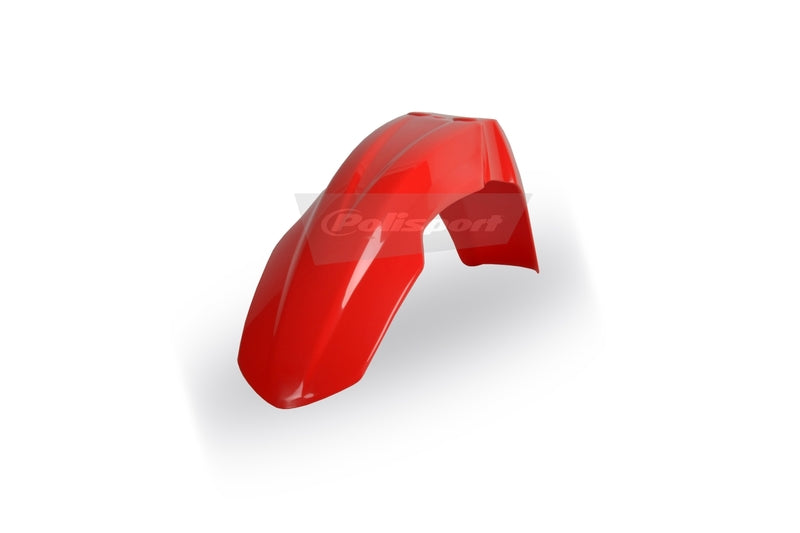 POLIS PLASTIC FRONT FENDER, RED/RED