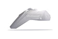 POLIS PLASTIC REAR FENDER, WHT/WHT