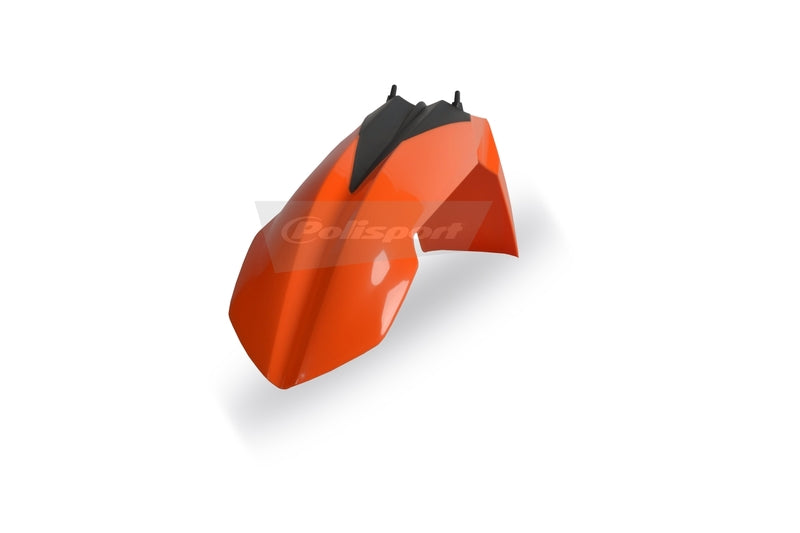 POLIS PLASTIC FRONT FENDER, ORG/ORG