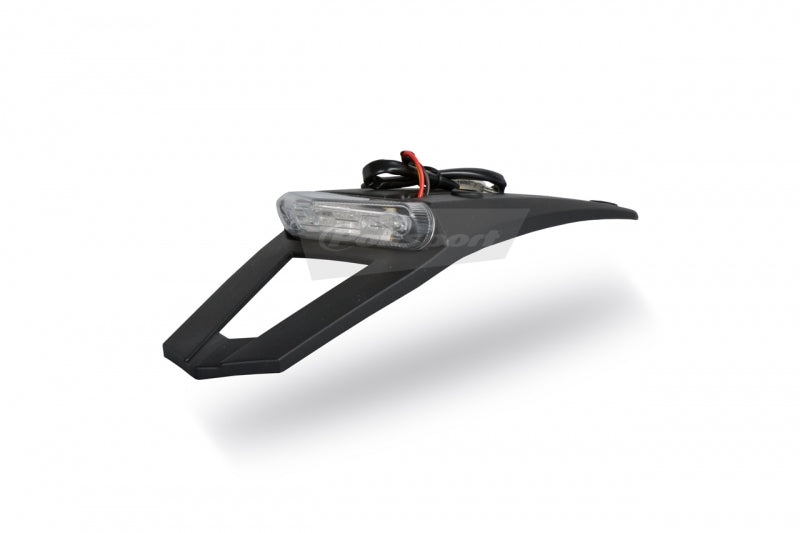 POLIS PLASTIC REAR FENDER, BLK/BLK