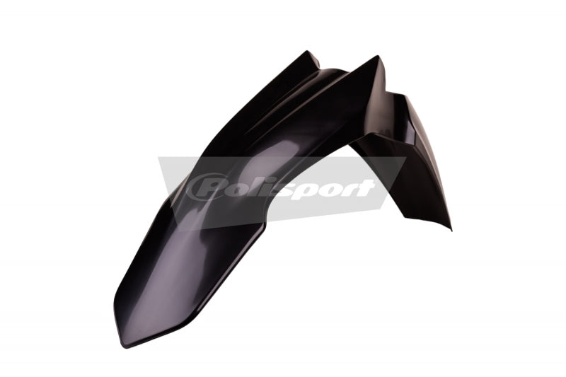 POLIS PLASTIC FRONT FENDER, BLK/BLK