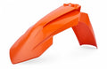 POLIS PLASTIC FRONT FENDER, ORG/ORG