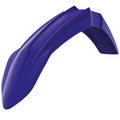 POLIS PLASTIC FRONT FENDER, BLU/BLU