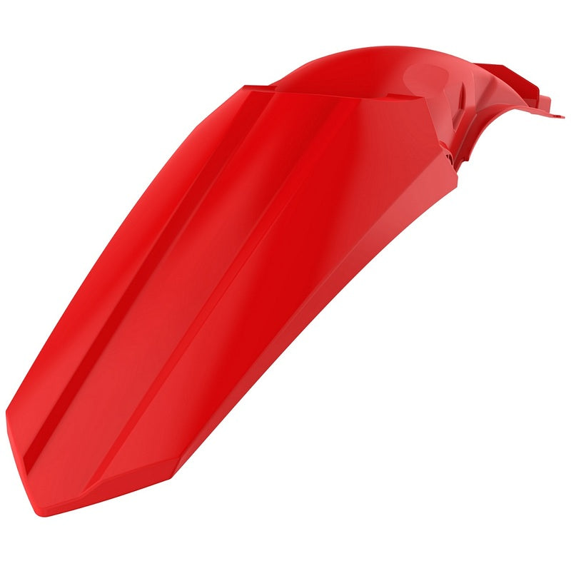 POLIS PLASTIC REAR FENDER, RED/RED