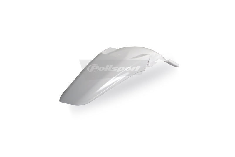 POLIS PLASTIC REAR FENDER, WHT/WHT