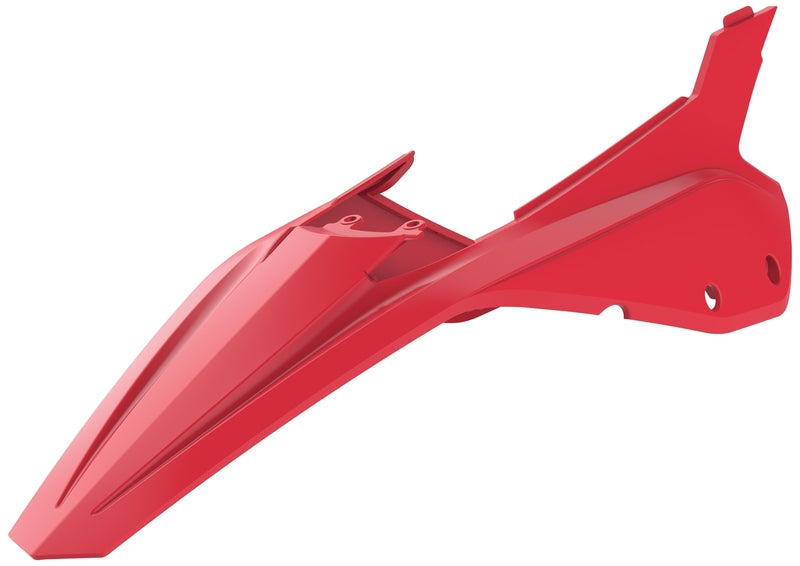 POLIS PLASTIC REAR FENDER, RED/RED