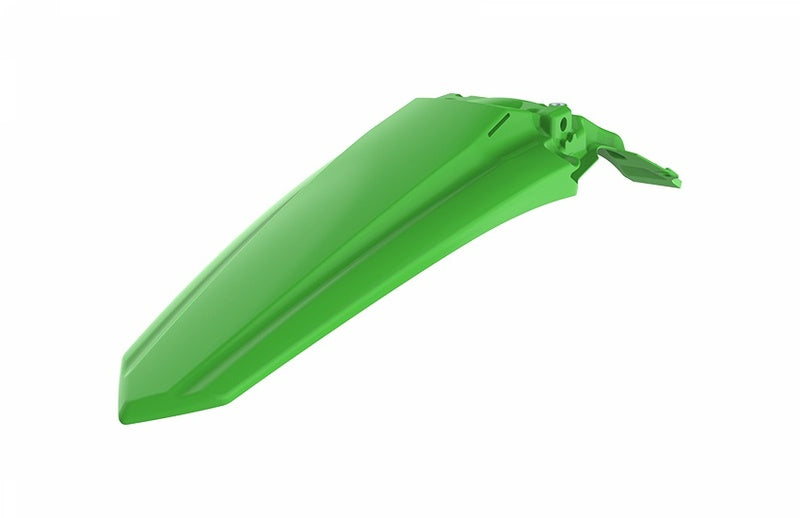 POLIS PLASTIC REAR FENDER, GRN/GRN