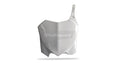 POLIS PLASTIC FRONT PLATE, WHT/WHT