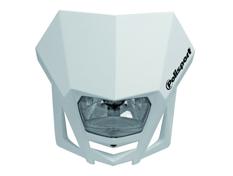POLIS HEADLIGHT LMX, WHT/WHT