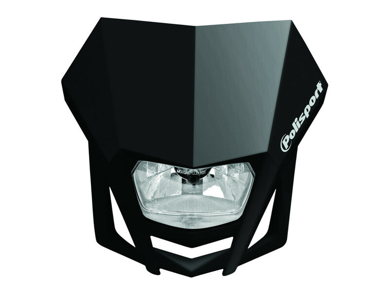 POLIS HEADLIGHT LMX, BLK/BLK
