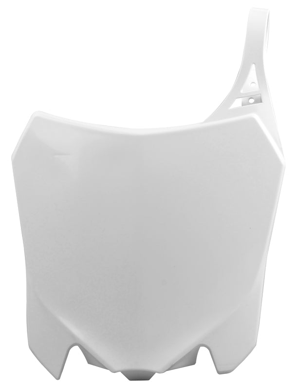 POLIS PLASTIC FRONT PLATE, WHT/WHT
