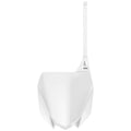 POLIS PLASTIC FRONT PLATE, WHT/WHT