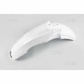 UFO PLASTIC FRONT FENDER, WHT/WHT