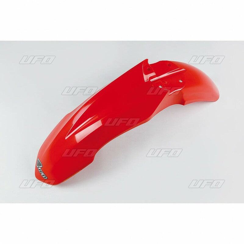 UFO PLASTIC FRONT FENDER, RED/RED