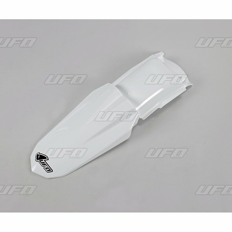 UFO PLASTIC REAR FENDER, WHT/WHT