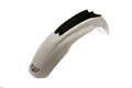 UFO PLASTIC FRONT FENDER, WHT/WHT