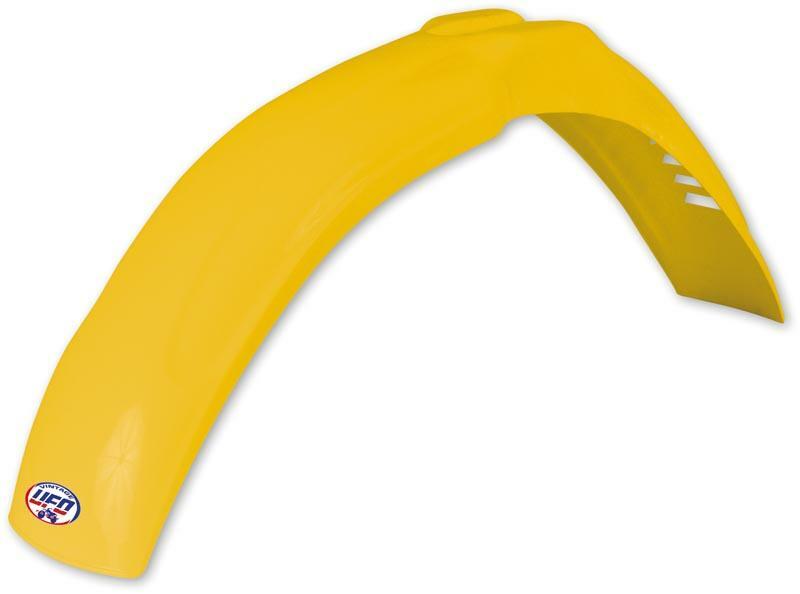 UFO PLASTIC FRONT FENDER, YEL/YEL