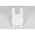UFO PLASTIC FRONT PLATE, WHT/WHT