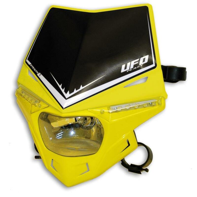 UFO HEADLIGHT STEALTH, YEL/YEL