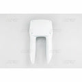 UFO PLASTIC FRONT PLATE, WHT/WHT
