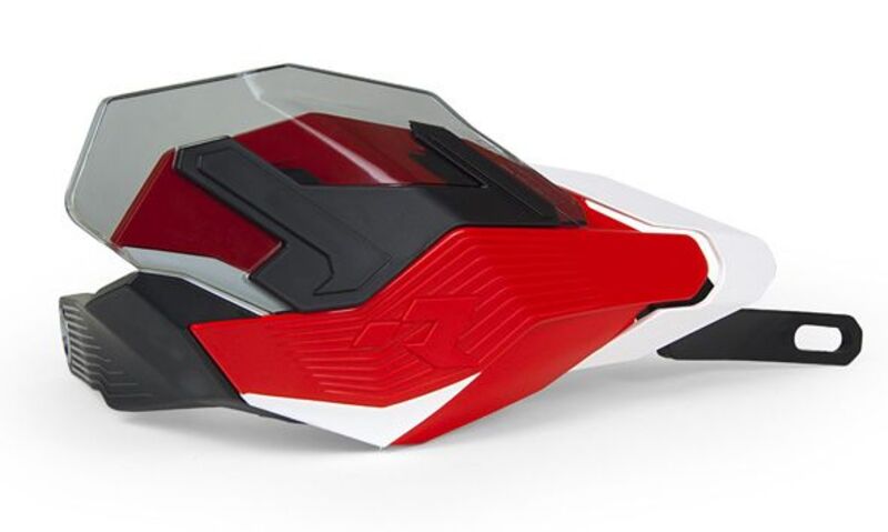 RTECH HANDGUARDS HP3 ADVENTURE, RED/WHT