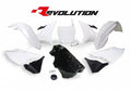 RTECH PLASTIC KIT-REVOLUTION, WHT/BLK