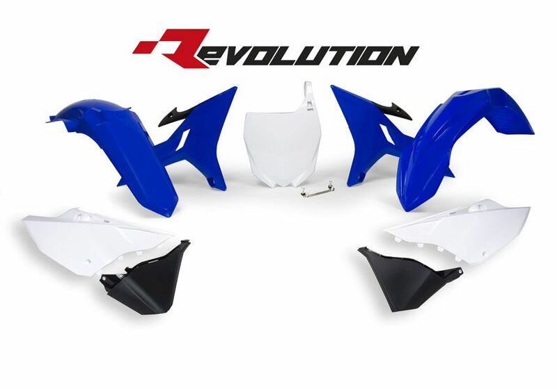 RTECH PLASTIC KIT 6 PCS, BLU/WHT