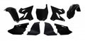 RTECH PLASTIC KIT 6 PCS, BLK/BLK