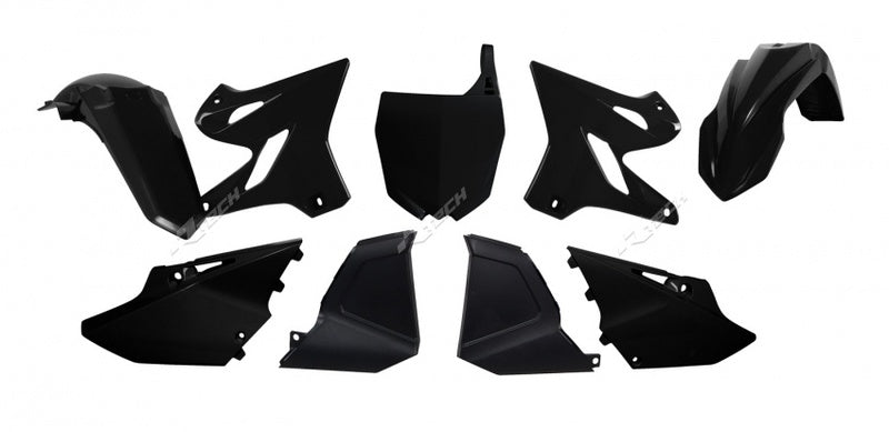 RTECH PLASTIC KIT 6 PCS, BLK/BLK
