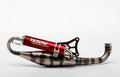 YASUN EXHAUST 2T CARRERA 21, ALU/BLK