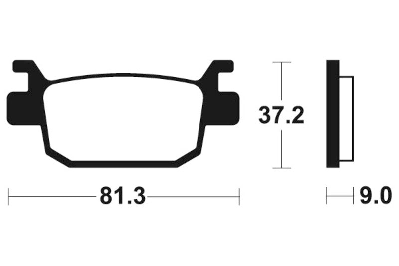 TECNI BRAKE PADS SINTERED MR332