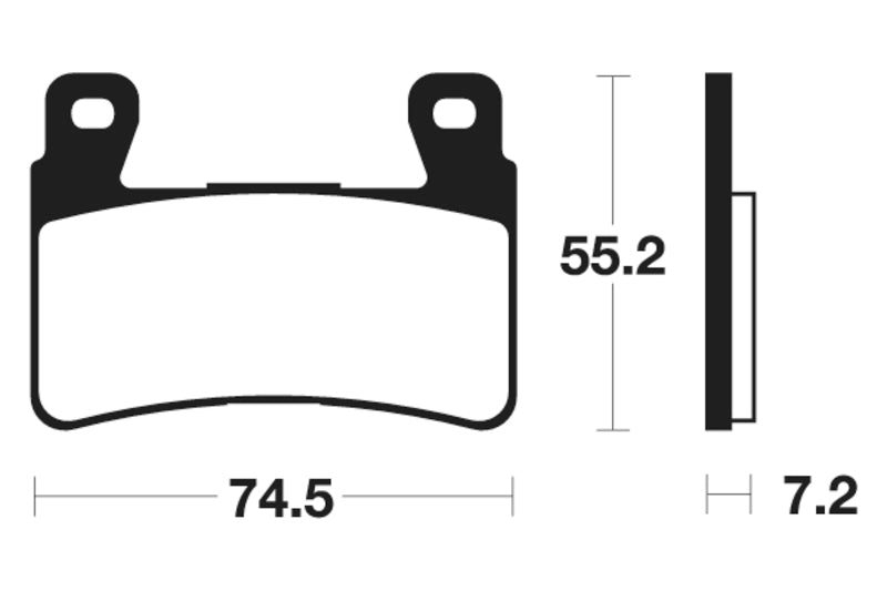 TECNI BRAKE PADS SINTERED MTR234