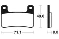 TECNI BRAKE PADS SINTERED MTR306