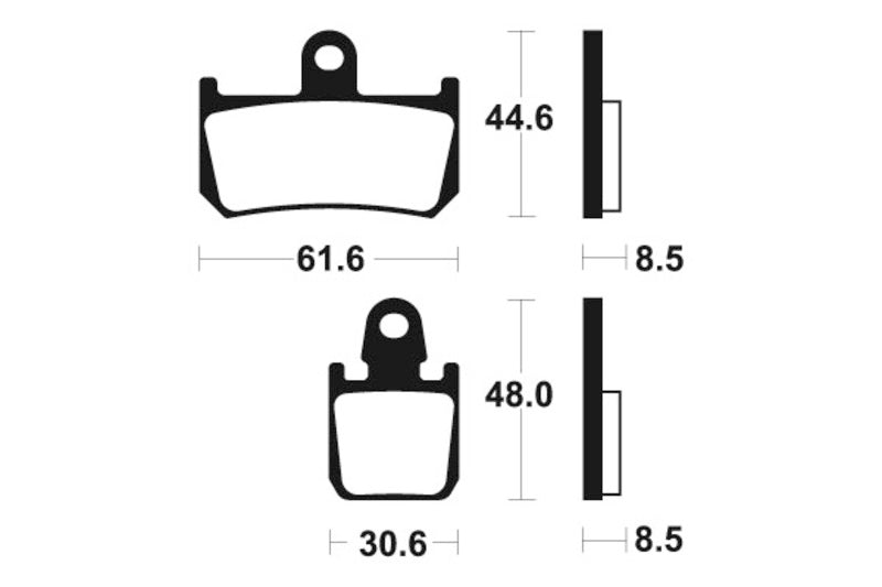 TECNI BRAKE PADS SINTERED MTR339