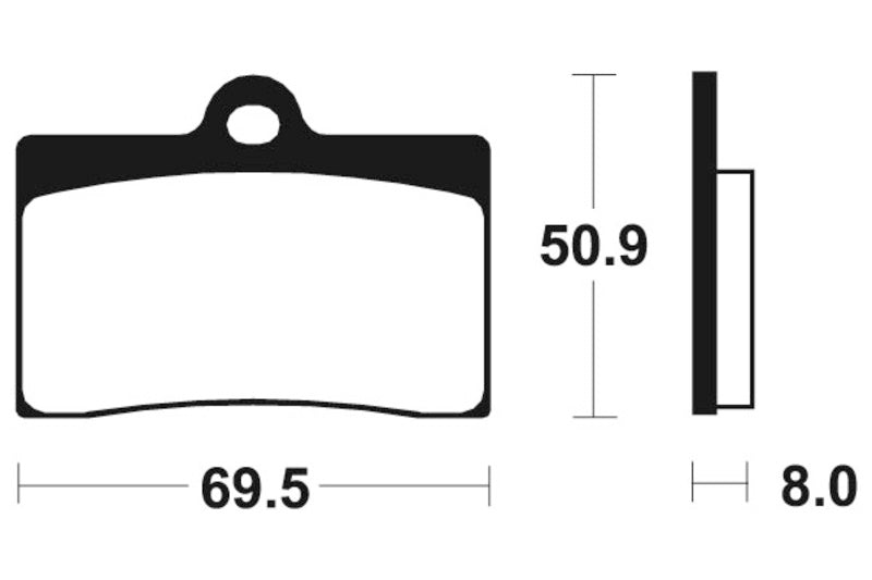 TECNI BRAKE PADS SINTERED MTR66