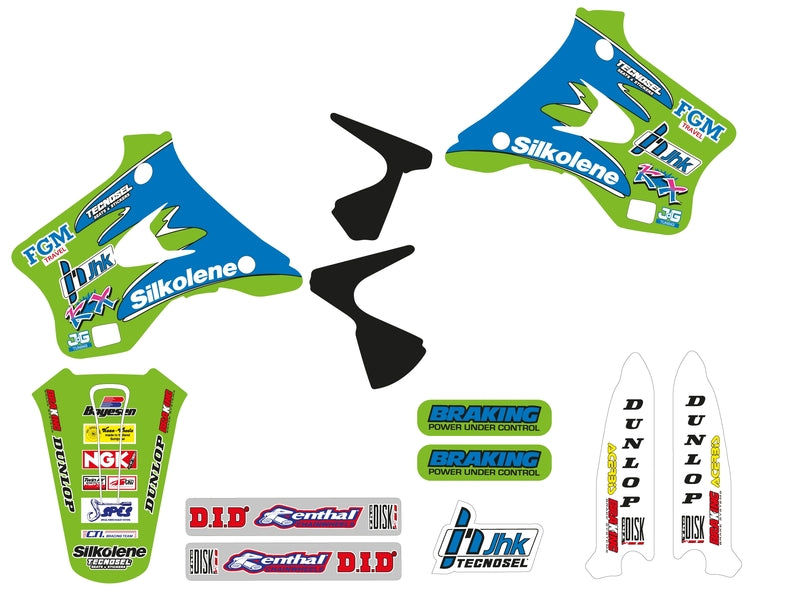 TECNO STICKERS KAWASAKI TEAM 96
