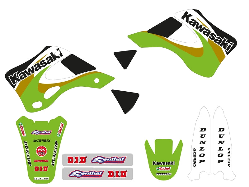 TECNO STICKERS KAWASAKI OEM 00