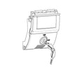 SHAD MECHANISM SET SH58X/SH59X BLK KEY