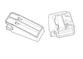SHAD FITTING KIT BRACKET
