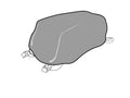 SHAD RAIN COVER SMALL TANK BAG