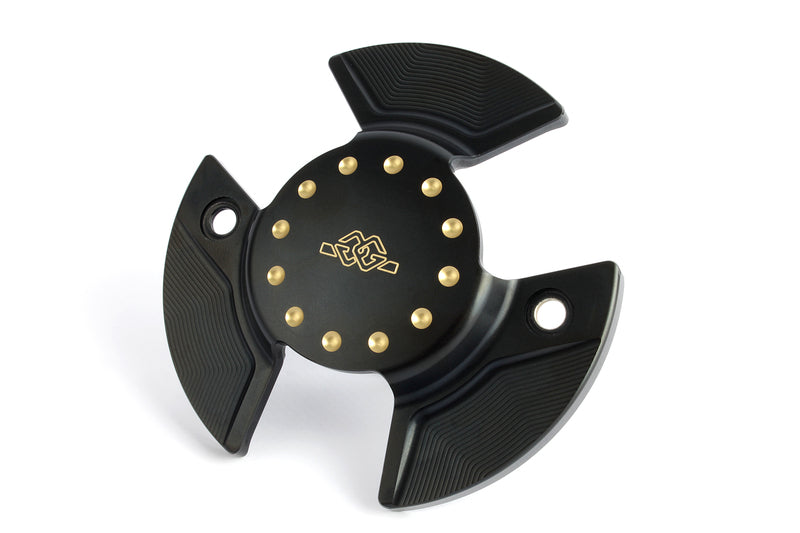 GILLE COVER ENGINE, BLK/GLD