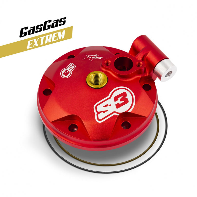S3 HEAD CYLINDER RED, RED